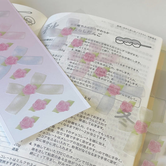 Cherish 203 Wedding Rose Deco Sticker