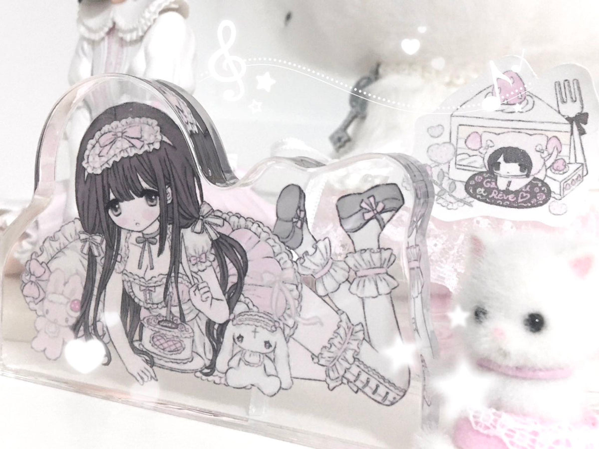 [Milky Heart] Sweet Atelier Acrylic Brick
