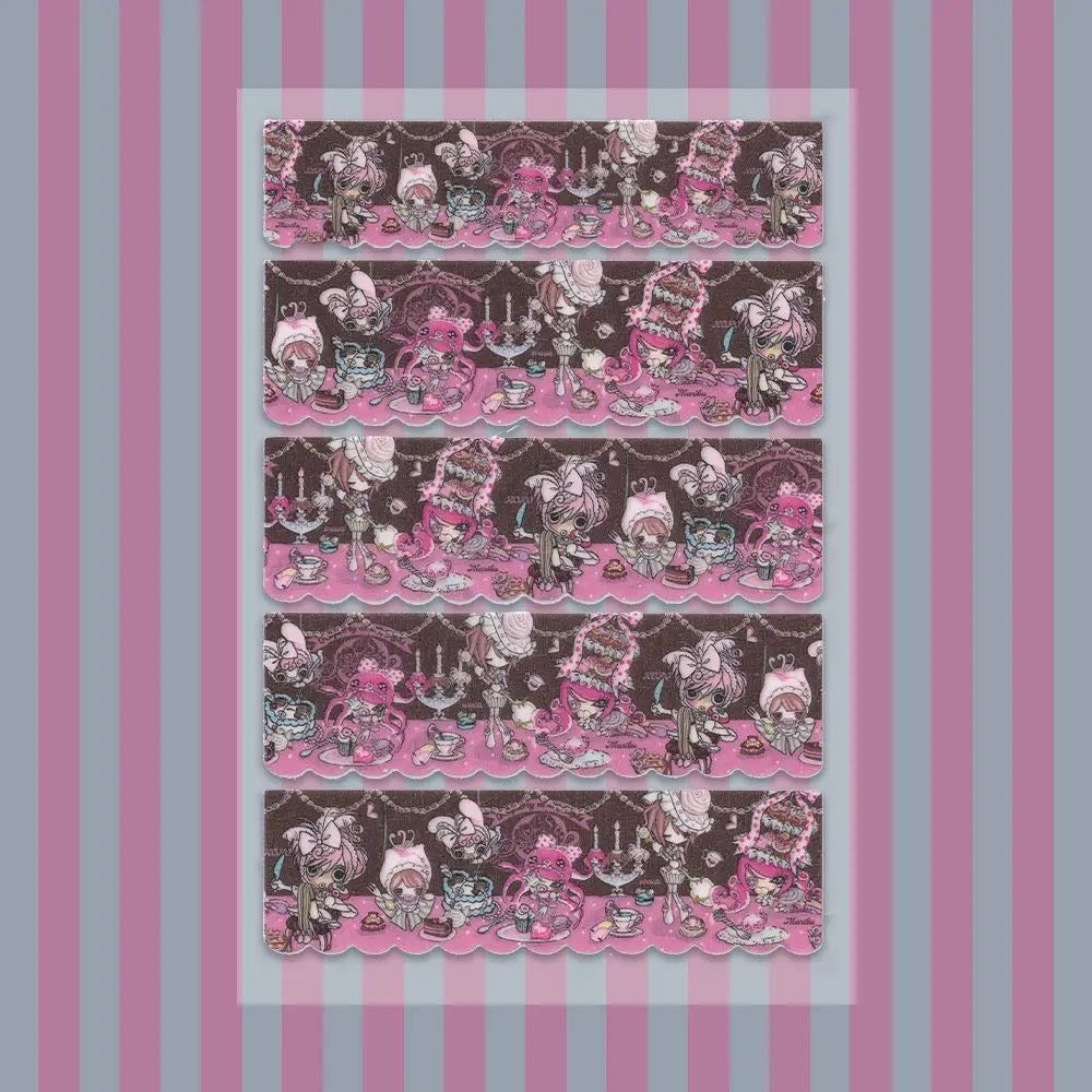 [Spicyokiii] Teaparty At Midnight Glitter Masking Sticker