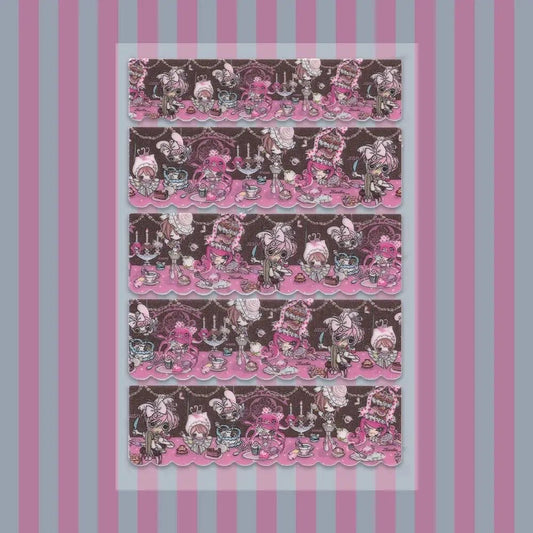 [Spicyokiii] Teaparty At Midnight Glitter Masking Sticker