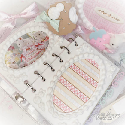 [Cherish] 6 Ring  PLA Cream Frame Index Divider