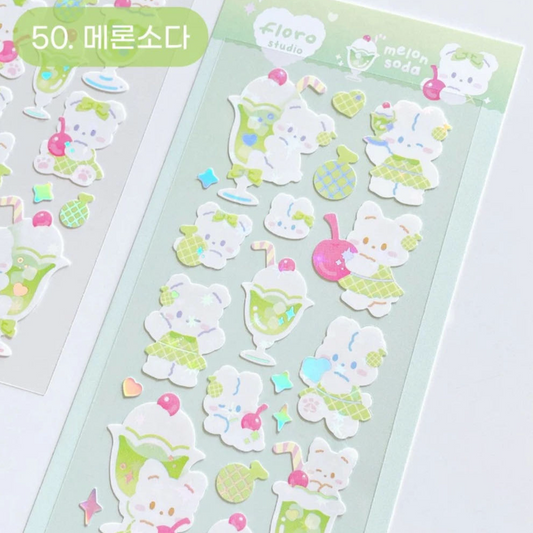 Floro Studio Melon Soda Deco Sticker