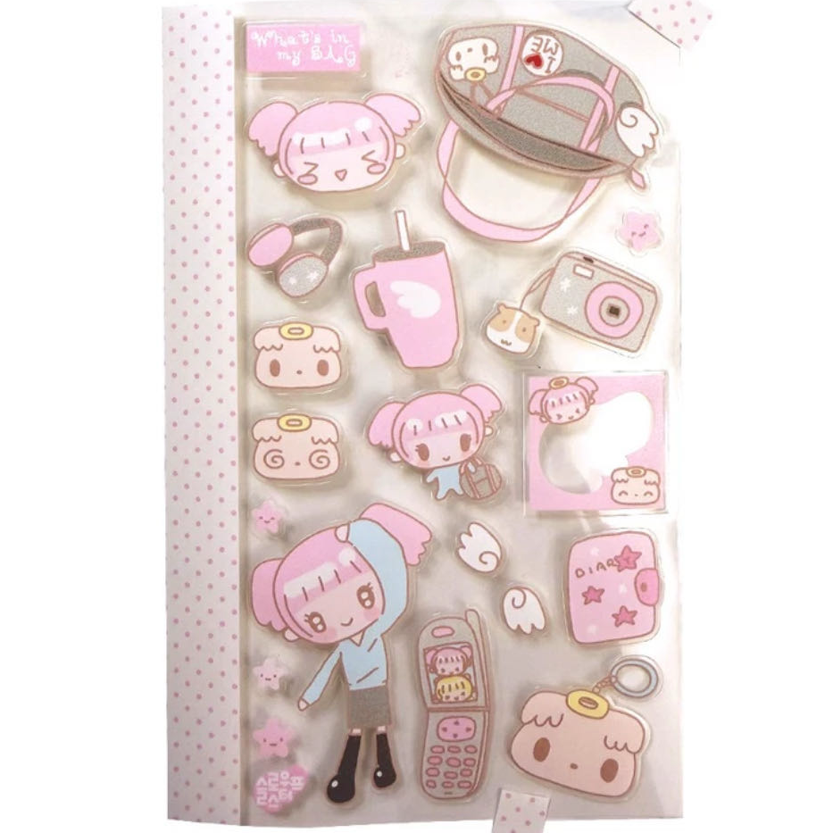 Slow Stuff Pink Bag Sticker