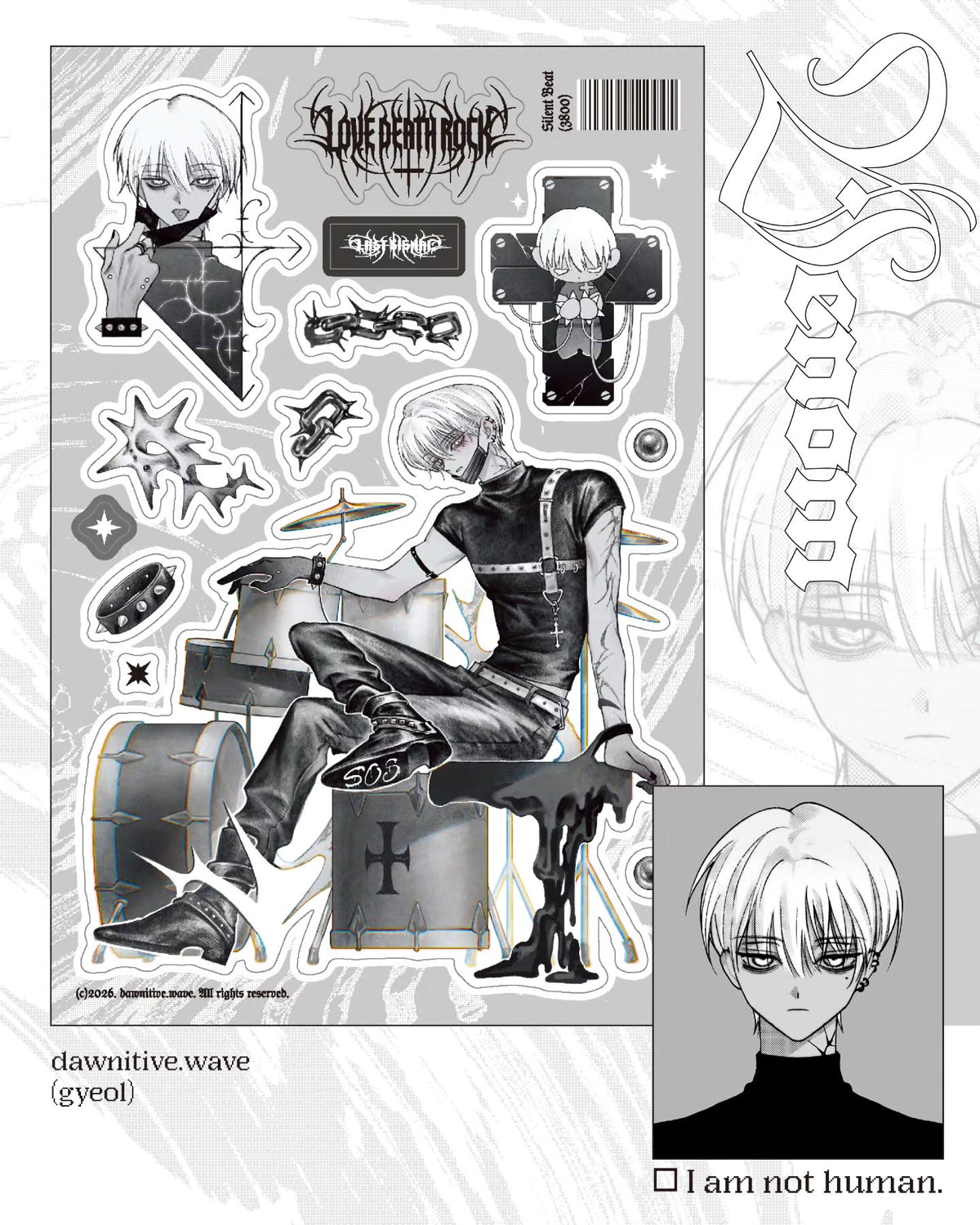 [Dawnitive Wave] Silent Beat Sticker