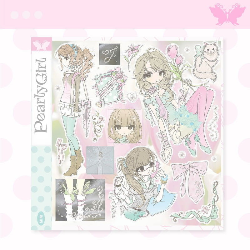 [JBeagoop] Pearly Girl Mint Sticker