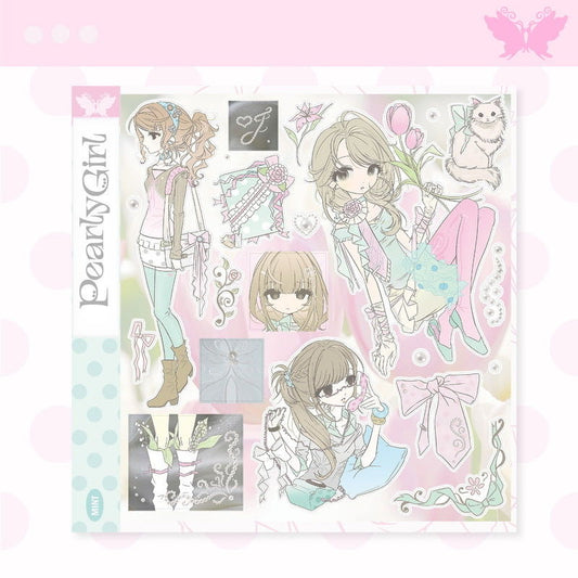 [JBeagoop] Pearly Girl Mint Sticker