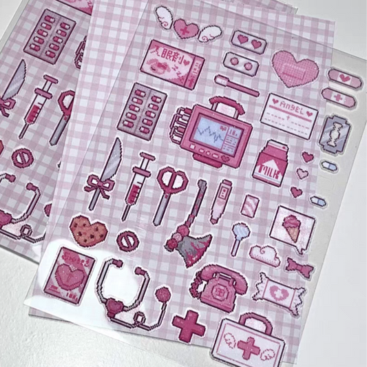 Sweet Ribbon Clinic Pixel Sticker