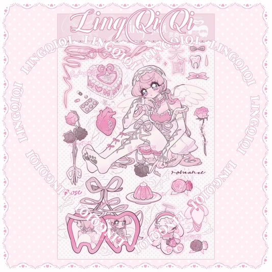 Lingqiqi Character Sandy Clear Sticker #2