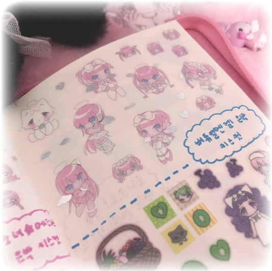 Pumpum Mini Angel Kiss Cut Masking Tape  [1 Loop Sample]
