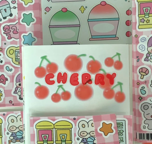 Pyunghwa cherry Kiss Cut Masking Tape Sample