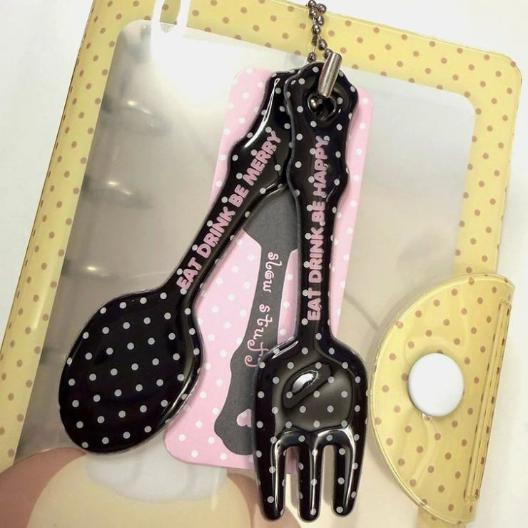 [Slow Stuff]Spoon Fork Keychain