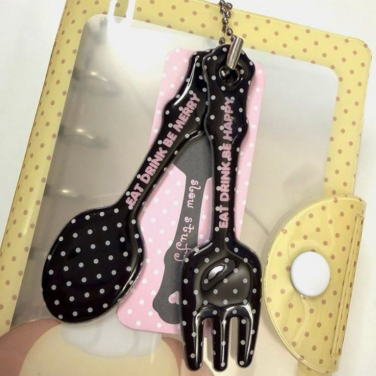 [Slow Stuff]Spoon Fork Keychain