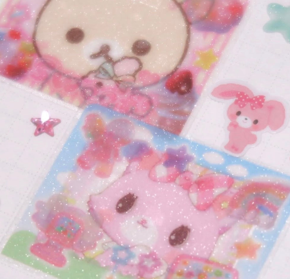 Pearly Button Whisy Dream Frame Kiss Cut Masking Tape  [1 Loop Sample]