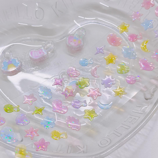Pearly Button Happy Candy Jelly Sticker