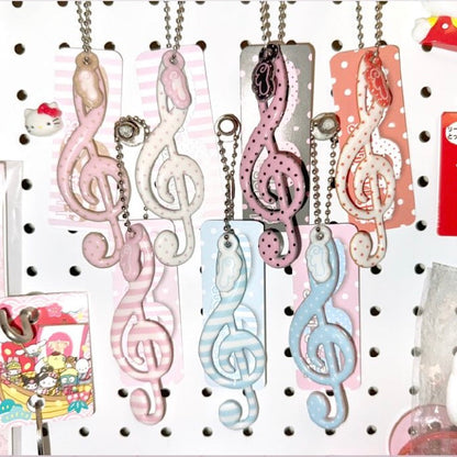 Slow Stuff Treble Clef Malang Keyring