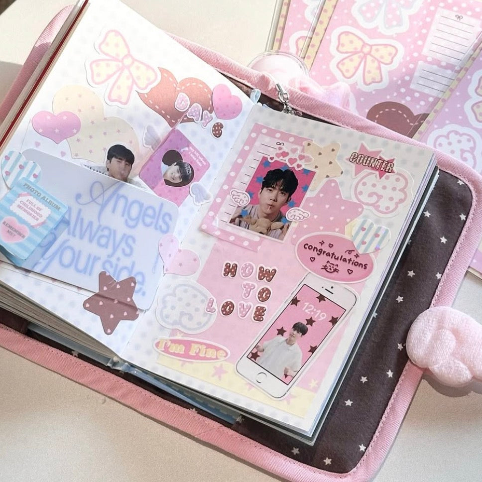 Somandpeace Dot/Star Heart Paper Sticker Pack
