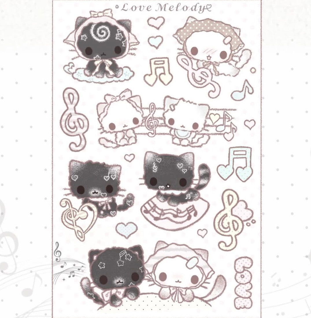 Natsu Nyaa Love Meloday Sticker