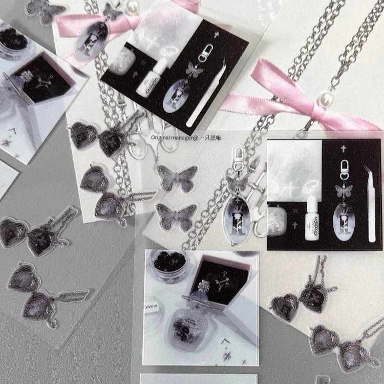 Sandy Glitter Decorate Sticker