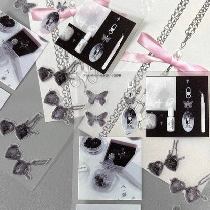 Sandy Glitter Decorate Sticker