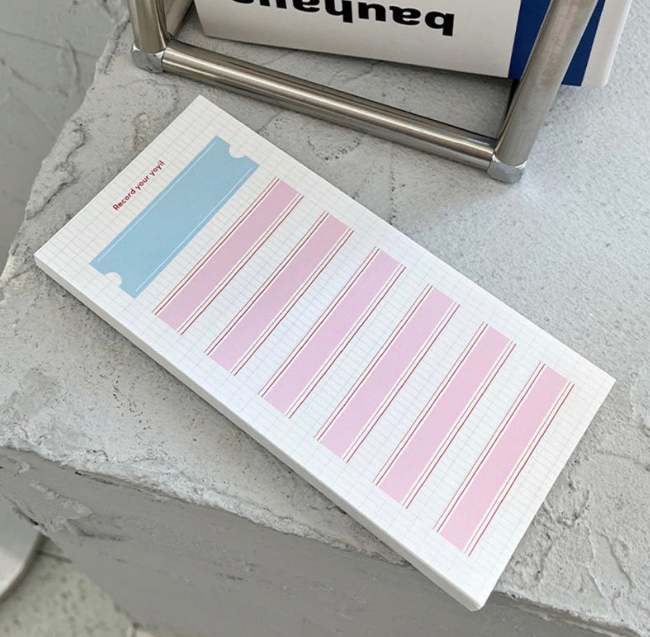 Sky Label Memo Pad