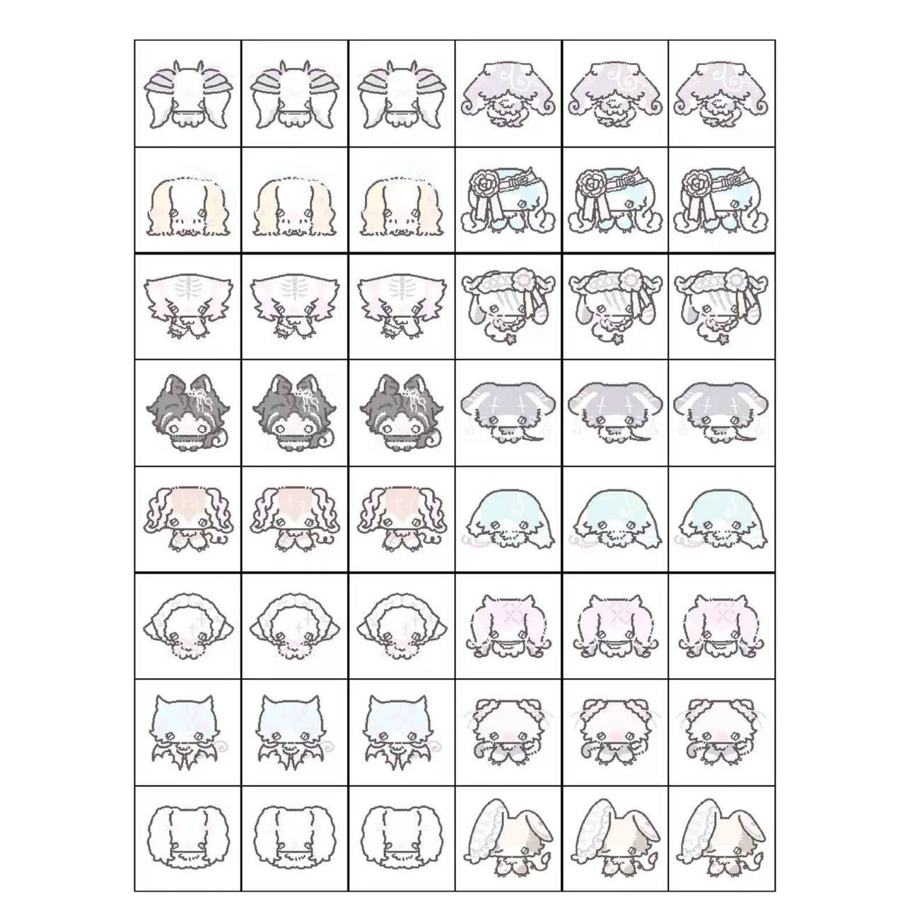 Dguek Square Monster Sticker 1