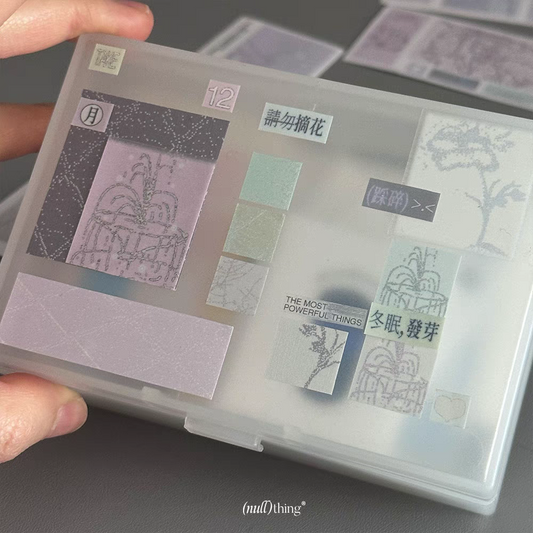 Botanical Garden Kiss Cut Masking Tape Sample