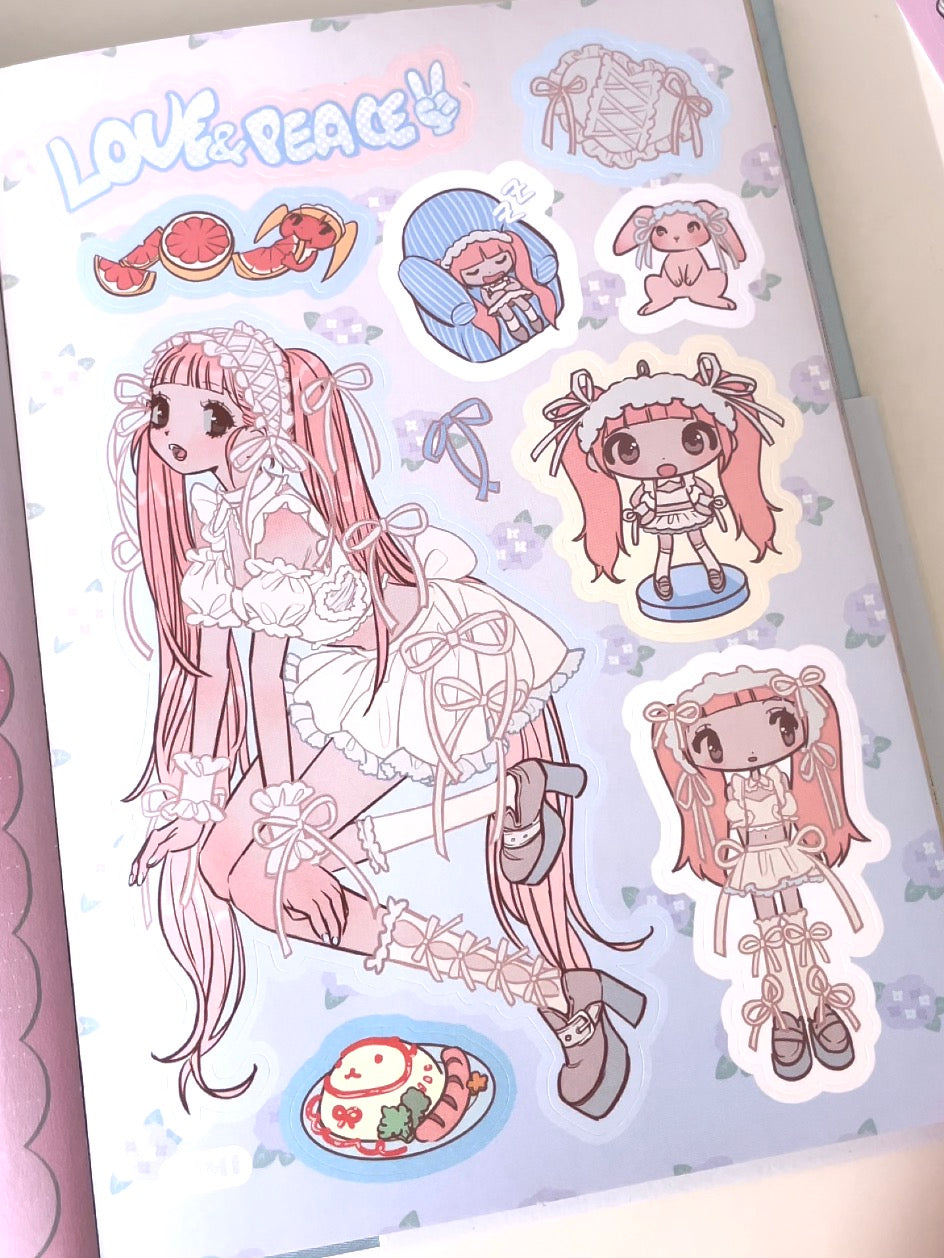 Domi World Sticker Book V2 Sticker Sheet
