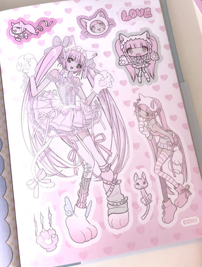 Domi World Sticker Book V2 Sticker Sheet