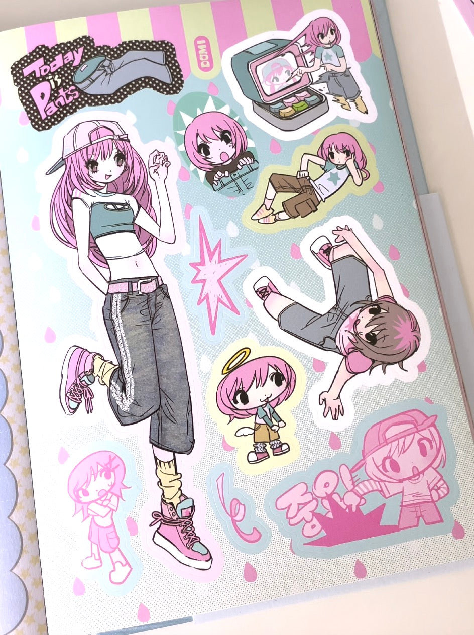 Domi World Sticker Book V2 Sticker Sheet
