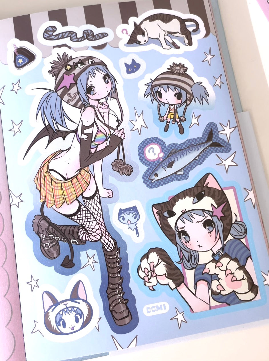 Domi World Sticker Book V2 Sticker Sheet