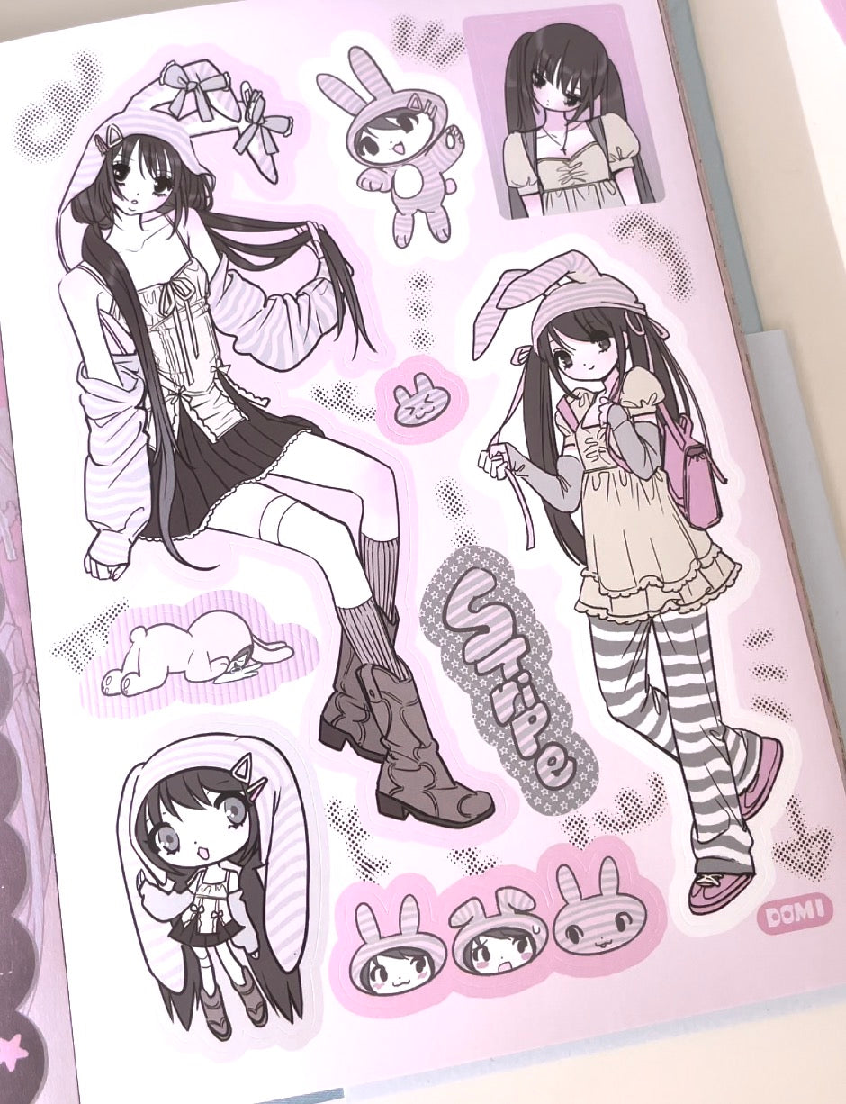 Domi World Sticker Book V2 Sticker Sheet