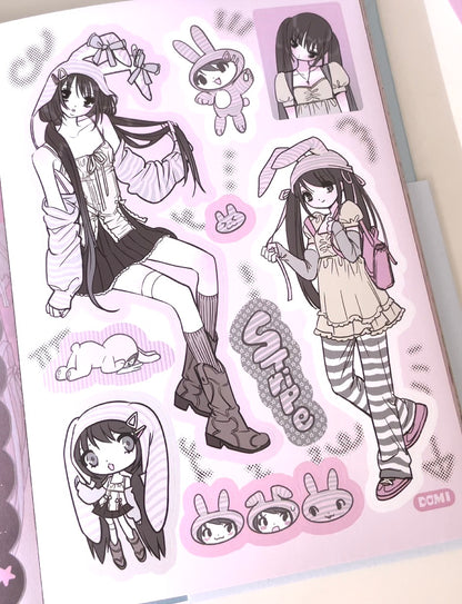 Domi World Sticker Book V2 Sticker Sheet