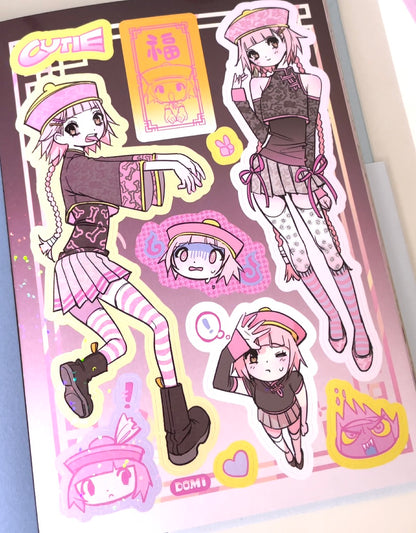 Domi World Sticker Book V2 Sticker Sheet