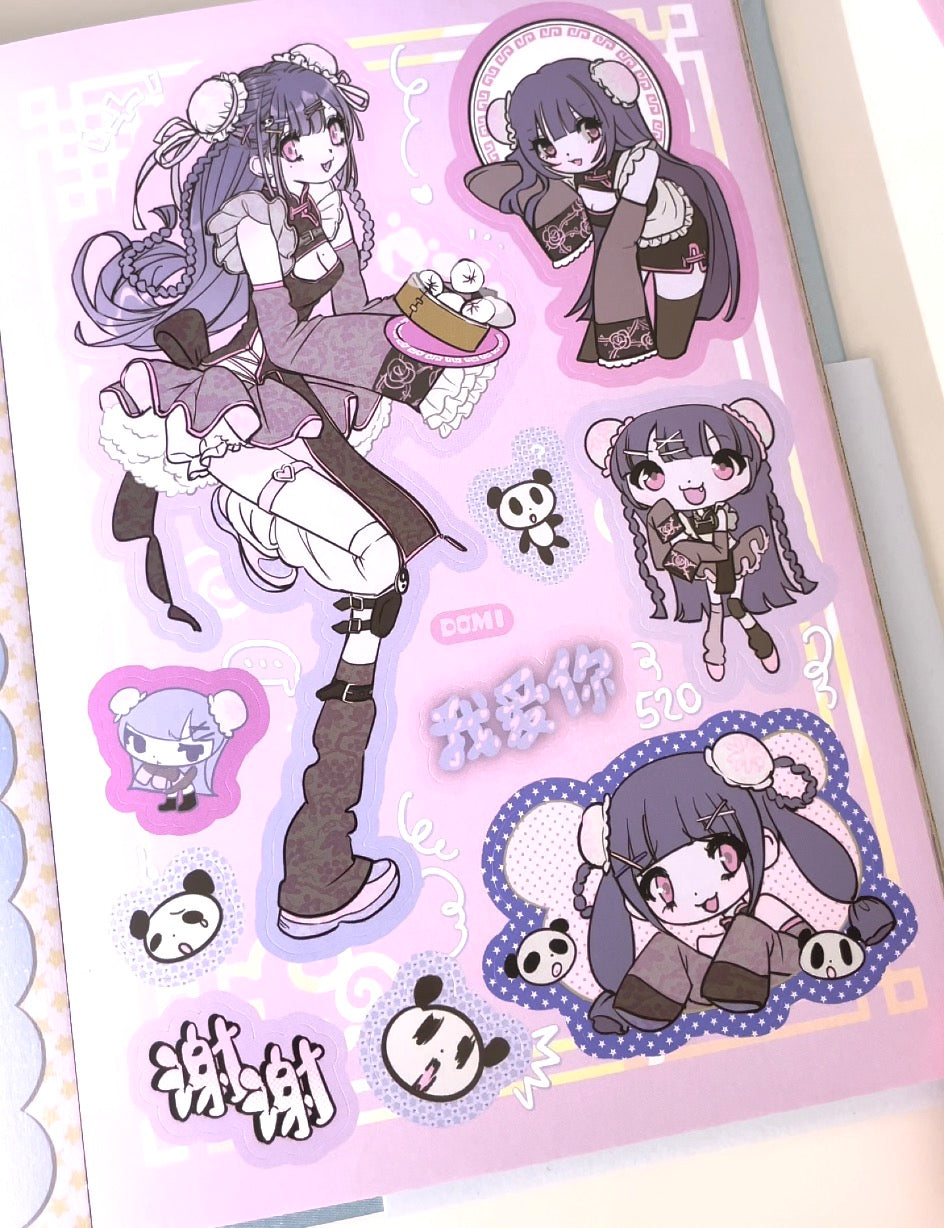 Domi World Sticker Book V2 Sticker Sheet