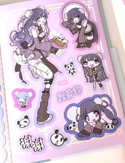 Domi World Sticker Book V2 Sticker Sheet