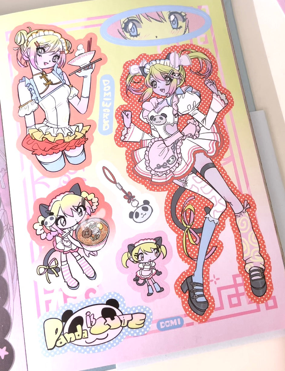 Domi World Sticker Book V2 Sticker Sheet