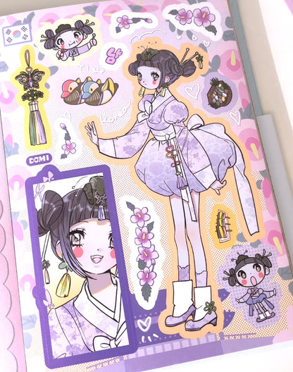 Domi World Sticker Book V2 Sticker Sheet