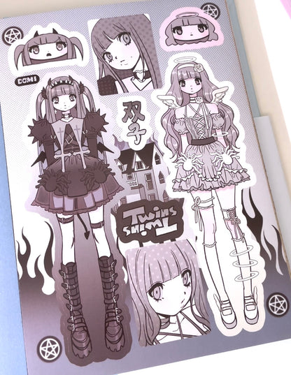 Domi World Sticker Book V2 Sticker Sheet