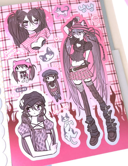 Domi World Sticker Book V2 Sticker Sheet