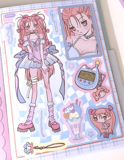 Domi World Sticker Book V2 Sticker Sheet