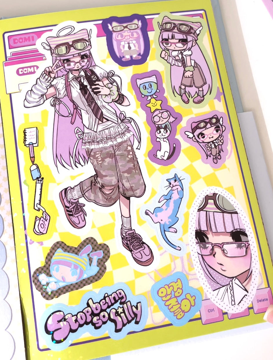 Domi World Sticker Book V2 Sticker Sheet