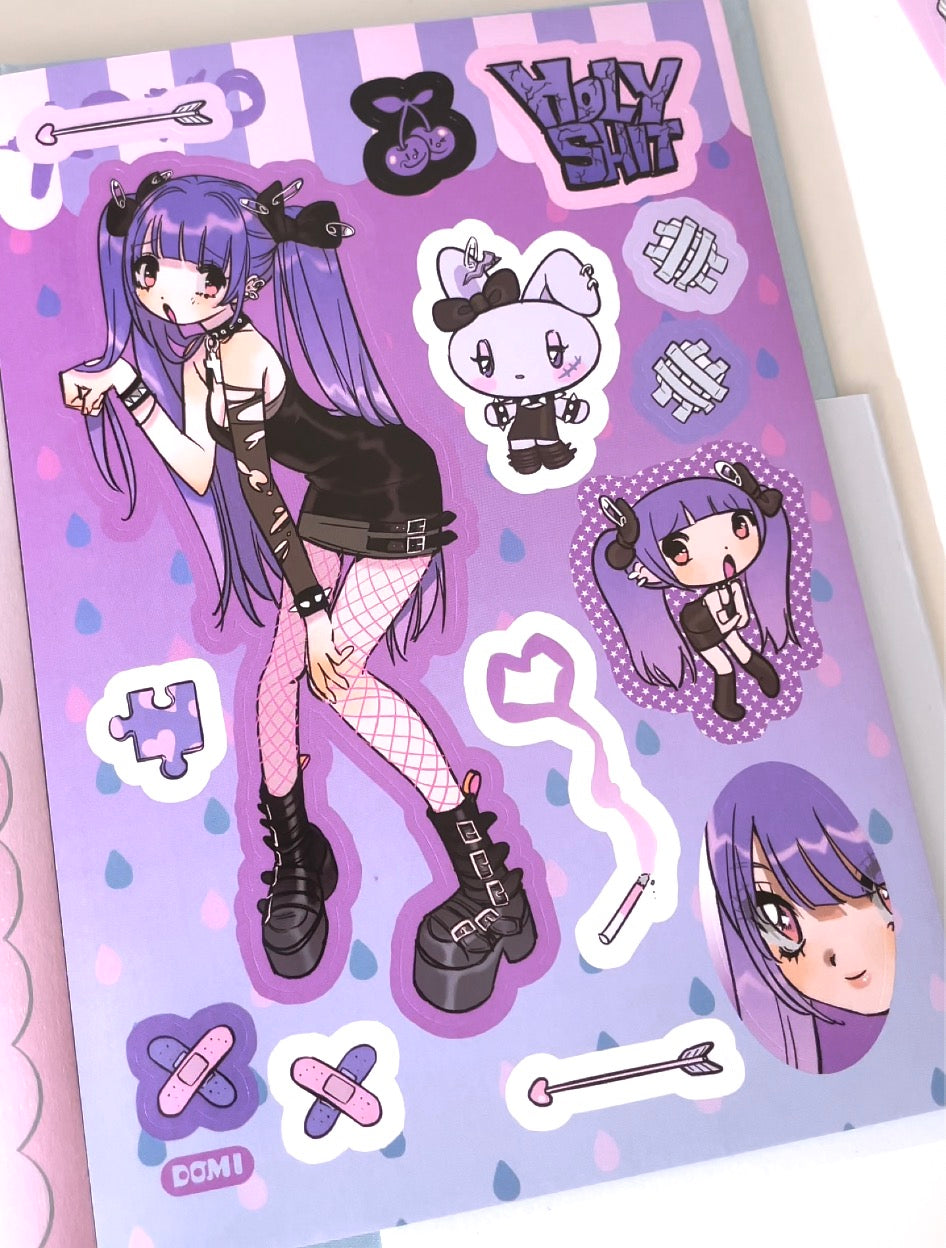 Domi World Sticker Book V2 Sticker Sheet