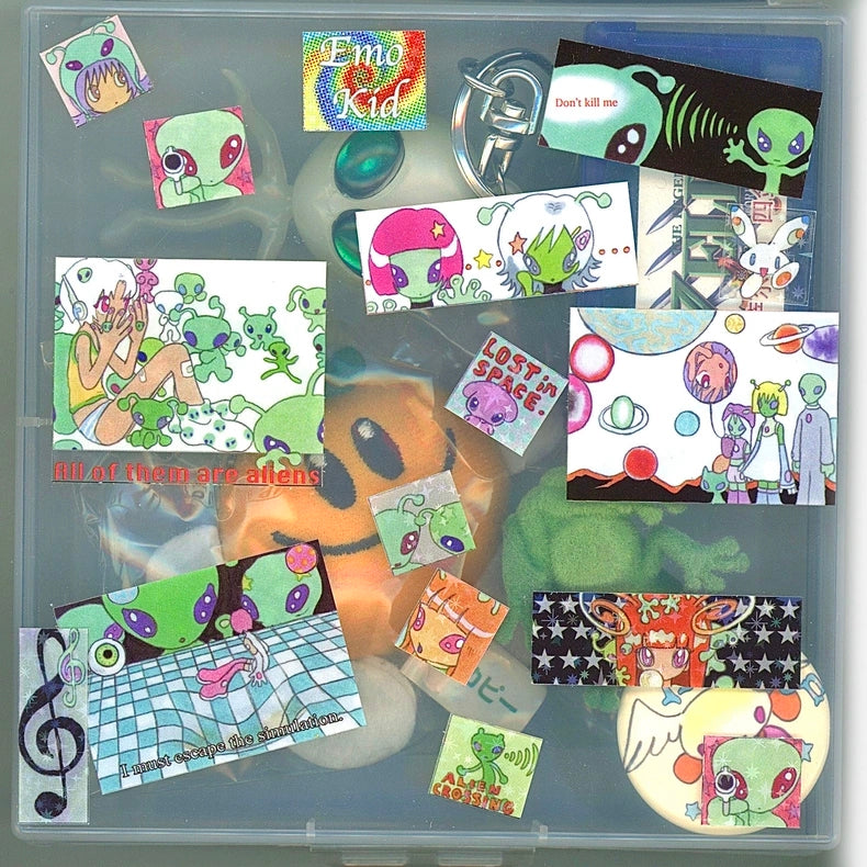 Oliva All Of Them Are Aliens Sticker