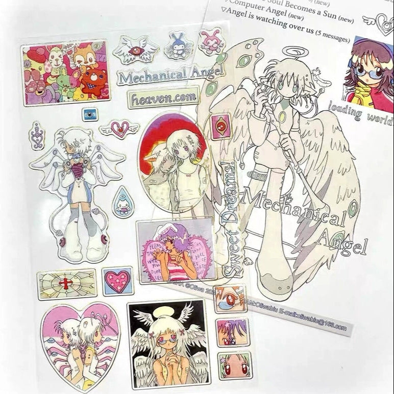 Oliva Mechanical Angel Sticker