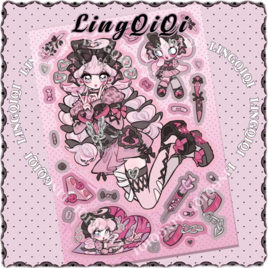 Lingqiqi Character Sticker #4