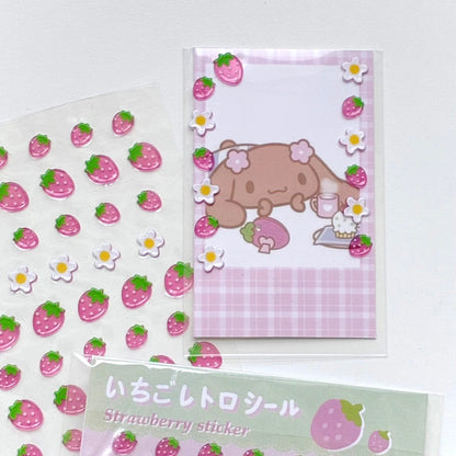 Byfufu Strwaberrry Resin Sticker