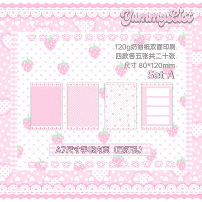 Yummylist A7 Refill Page [20 sheets]