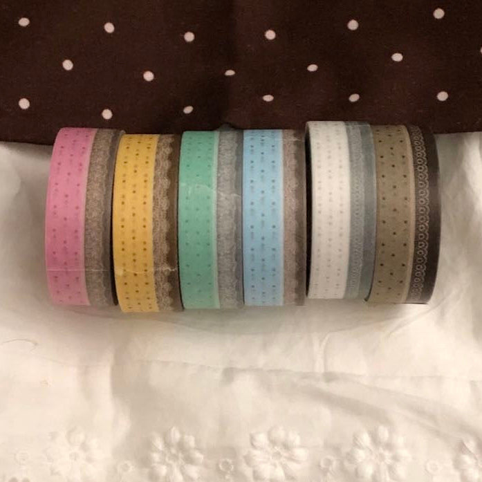 [Lovers Pick Me] Dot Lace Washi Tape