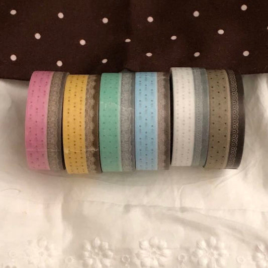 [Lovers Pick Me] Dot Lace Washi Tape