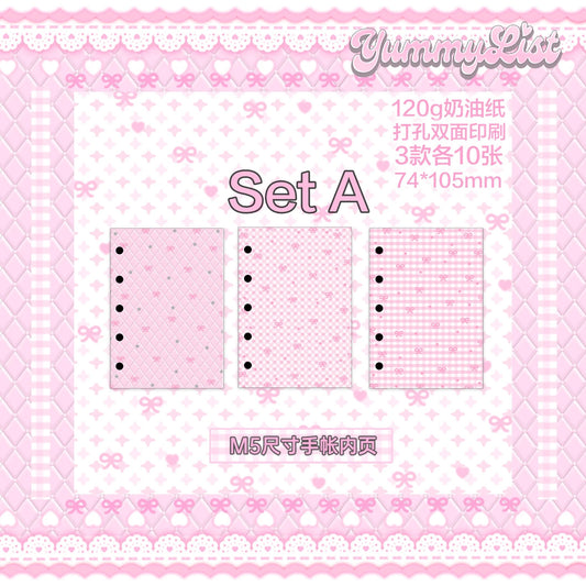 Yummylist M5 Refill Page#1 [21 sheets]